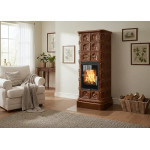 Kachlová kamna ABX Kaledonie exklusive XL ,,FOREST,, Perle